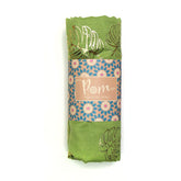 Green Scarf with Golf Monstera Leaf Print - Majestico Gifts